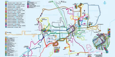 Žemėlapis Kvebeko miesto autobusų